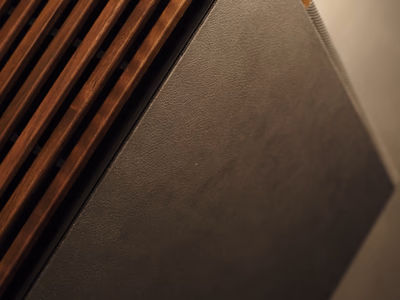 Leather-Textured Back Panel